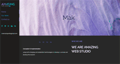 Desktop Screenshot of amazingwebstudio.com